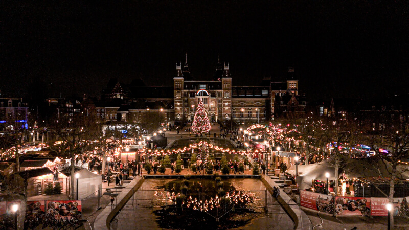 Prime Tours luxury travel Christmas Markets Benelux Amsterdam Christmas Market