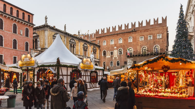 Prime Tours luxury travel destinations Christmas Markets Northern Italy Verona Christmas Market