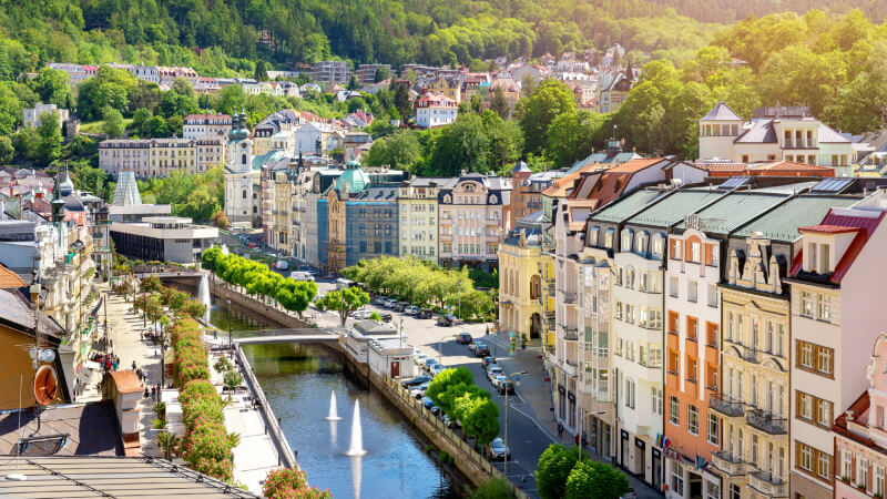 Prime Tours luxury travel destinations Spa, Relaxation and Health Tours Czech Republic Karlovy Vary Photo by ronstik on iStock