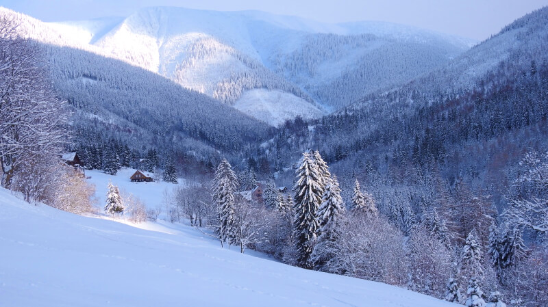 Prime Tours luxury travel destinations Sports, Ski and Adventure Tours Czech Republic Špindlerův Mlýn Skiing in the Krkonoše Mountains by Pavlina Lunakova on iStock